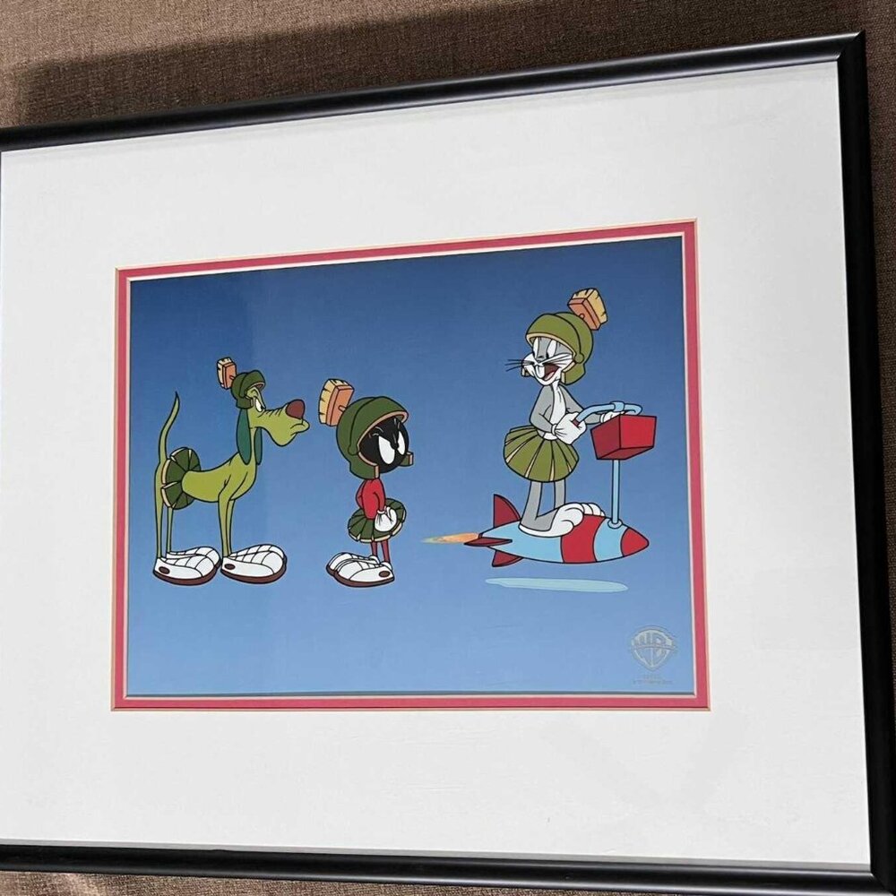 Limited Edition Warner Brothers Sericel “Special Delivery From Mars”